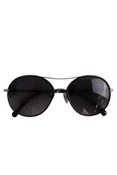 Lunettes de soleil Chanel Noir en Métal - Seconde Main