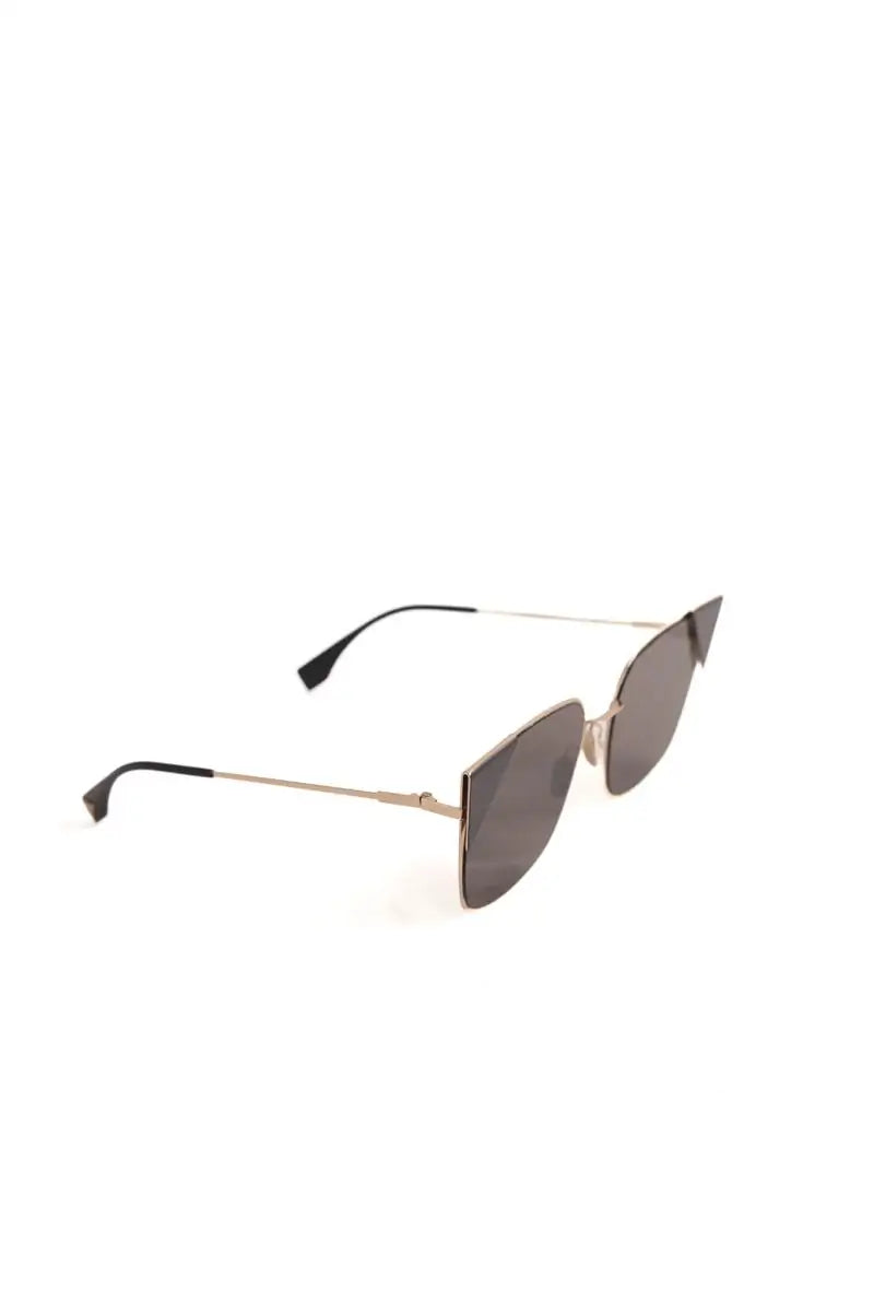 Lunettes de soleil Fendi Doré en Métal
