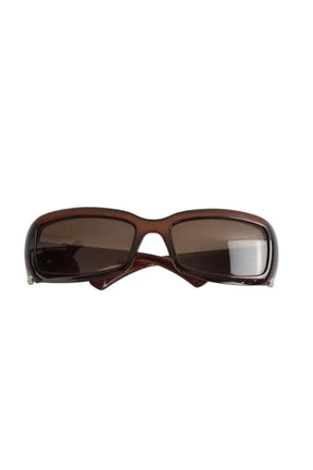 Lunettes de soleil Gucci Marron en Plastique - Seconde Main