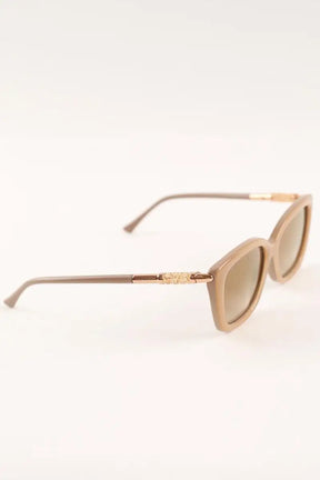 Lunettes de soleil Jimmy Choo Beige en Plastique