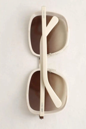 Lunettes de soleil Jimmy Choo Blanc en Plastique