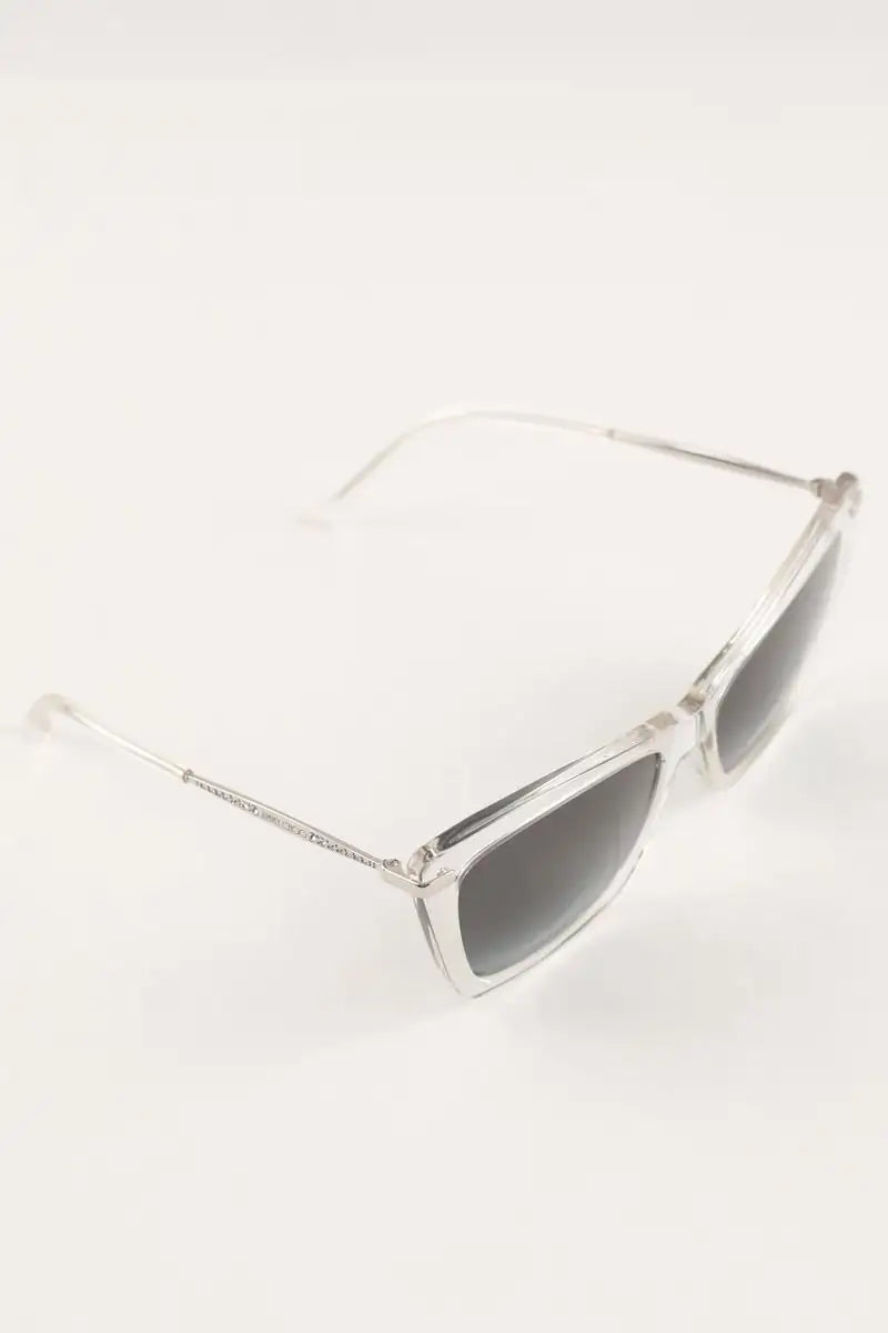 Lunettes de soleil Jimmy Choo Blanc en Plastique