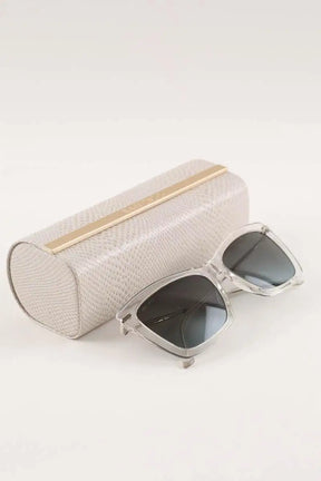 Lunettes de soleil Jimmy Choo Blanc en Plastique