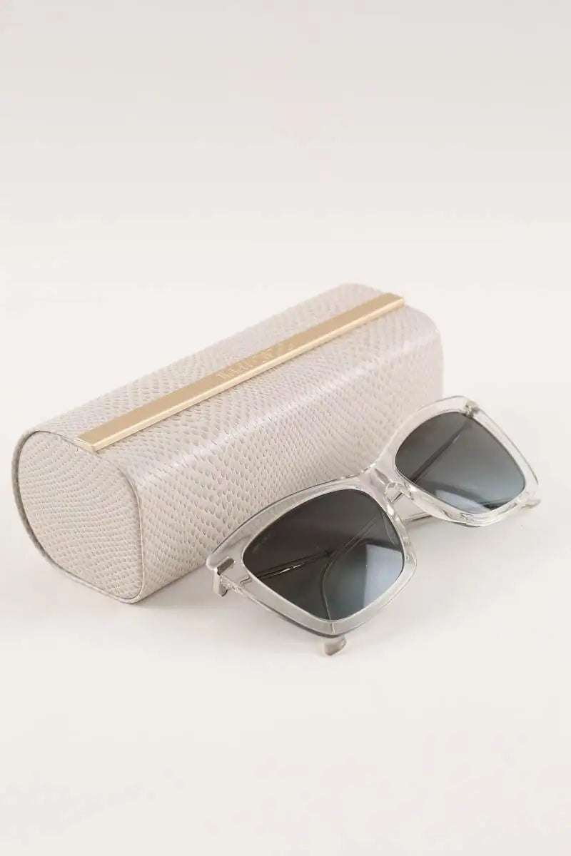 Lunettes de soleil Jimmy Choo Blanc en Plastique