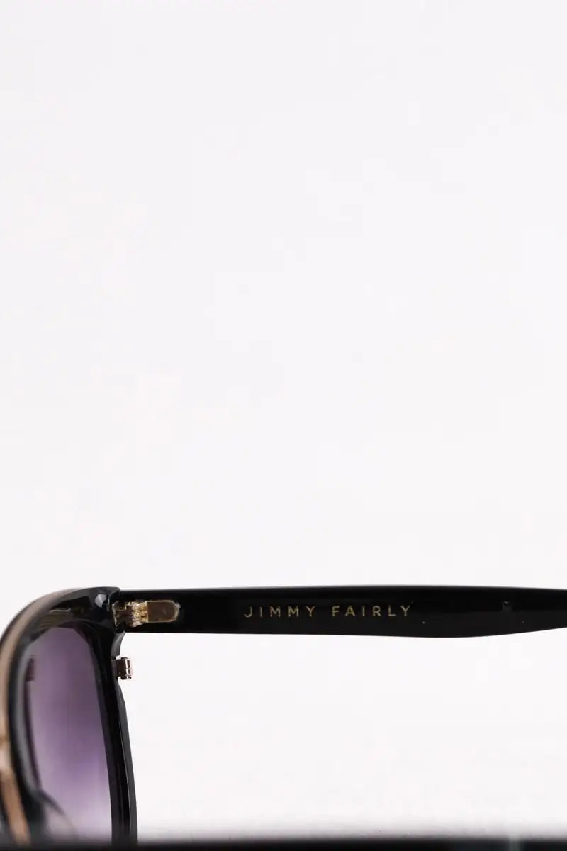 Lunettes de soleil Jimmy Fairly Bellagio  Noir en Plastique