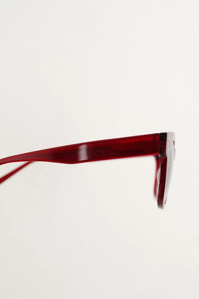 Lunettes de soleil Jimmy Fairly Bordeaux en Plastique