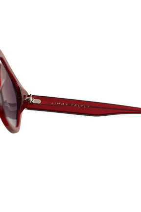 Lunettes de soleil Jimmy Fairly Bordeaux en Plastique