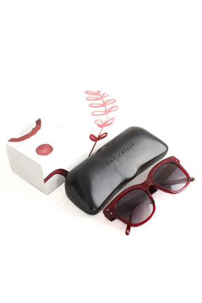 Lunettes de soleil Jimmy Fairly Bordeaux en Plastique