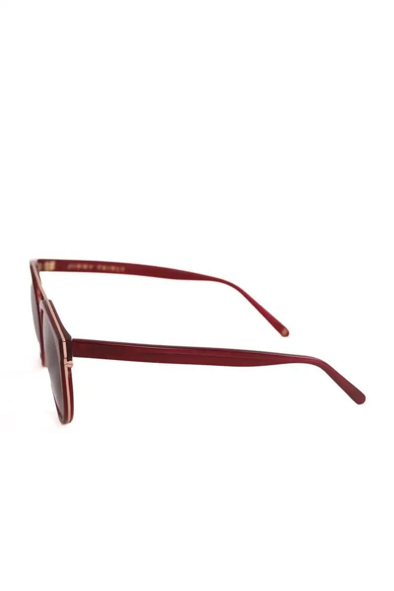 Lunettes de soleil Jimmy Fairly Bordeaux en Plastique