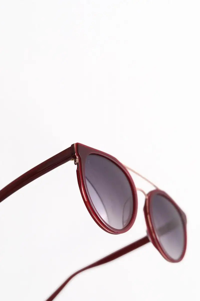 Lunettes de soleil Jimmy Fairly Bordeaux en Plastique