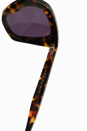 Lunettes de soleil Jimmy Fairly La Wind Marron en Plastique