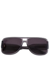 Lunettes de soleil Lacoste Gris en Plastique - Seconde Main