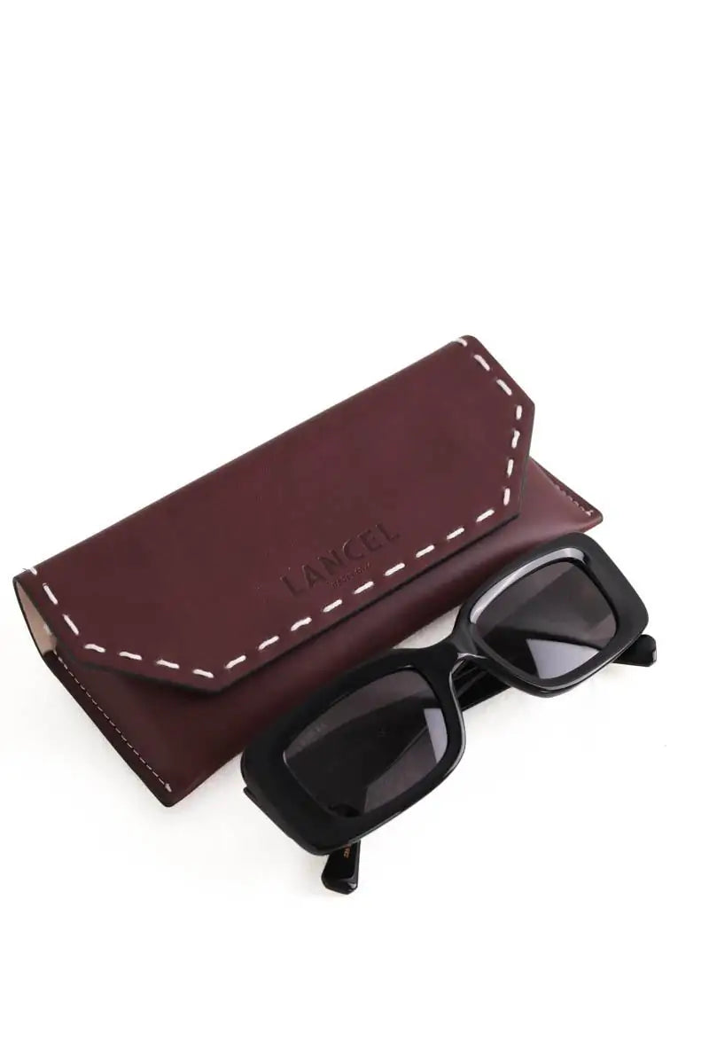 Lunettes de soleil Lancel Noir en Plastique