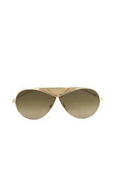 Lunettes de soleil Loewe Doré en Métal - Seconde Main
