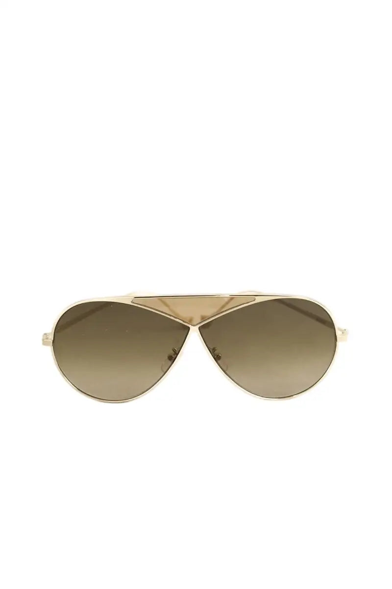 Lunettes de soleil Loewe Doré en Métal - Seconde Main