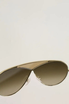 Lunettes de soleil Loewe Doré en Métal