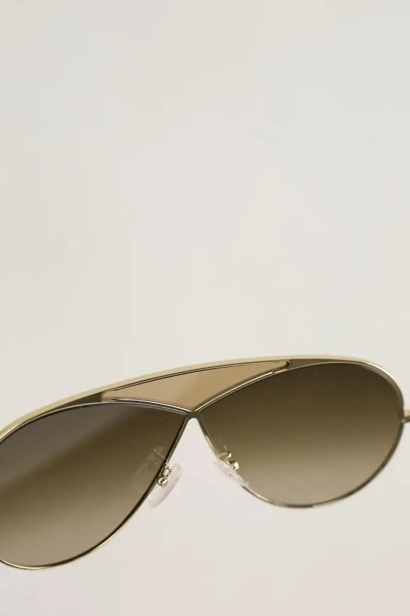 Lunettes de soleil Loewe Doré en Métal
