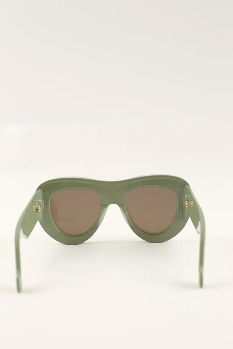 Lunettes de soleil Loewe Kaki en Plastique