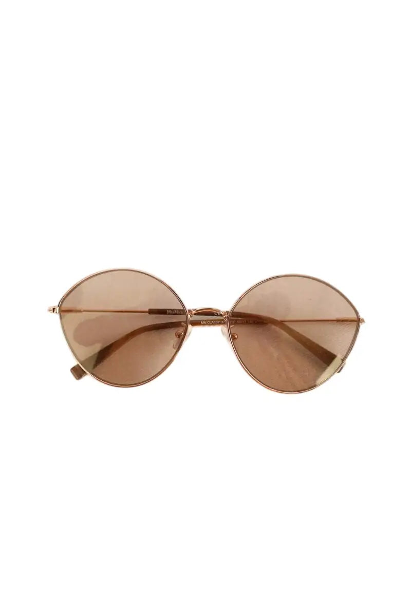 Lunettes de soleil Max Mara Rose en Métal - Seconde Main