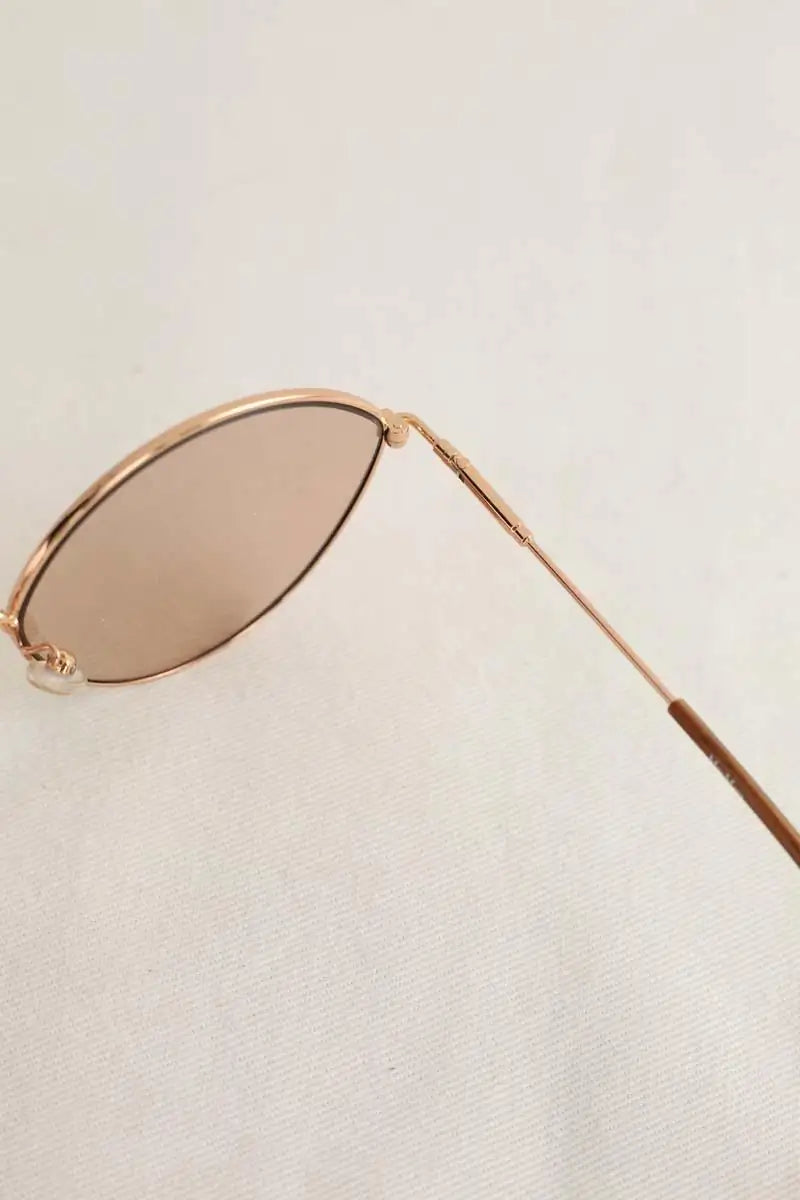 Lunettes de soleil Max Mara Rose en Métal