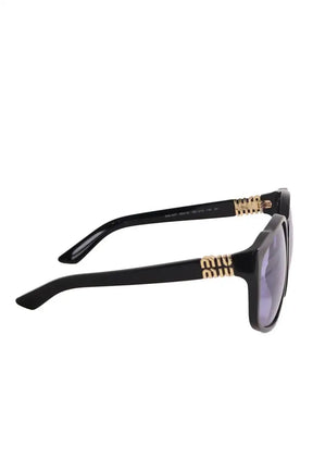 Lunettes de soleil Miu Miu Bleu en Plastique