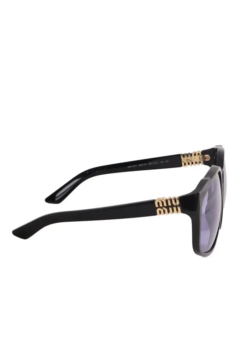 Lunettes de soleil Miu Miu Bleu en Plastique