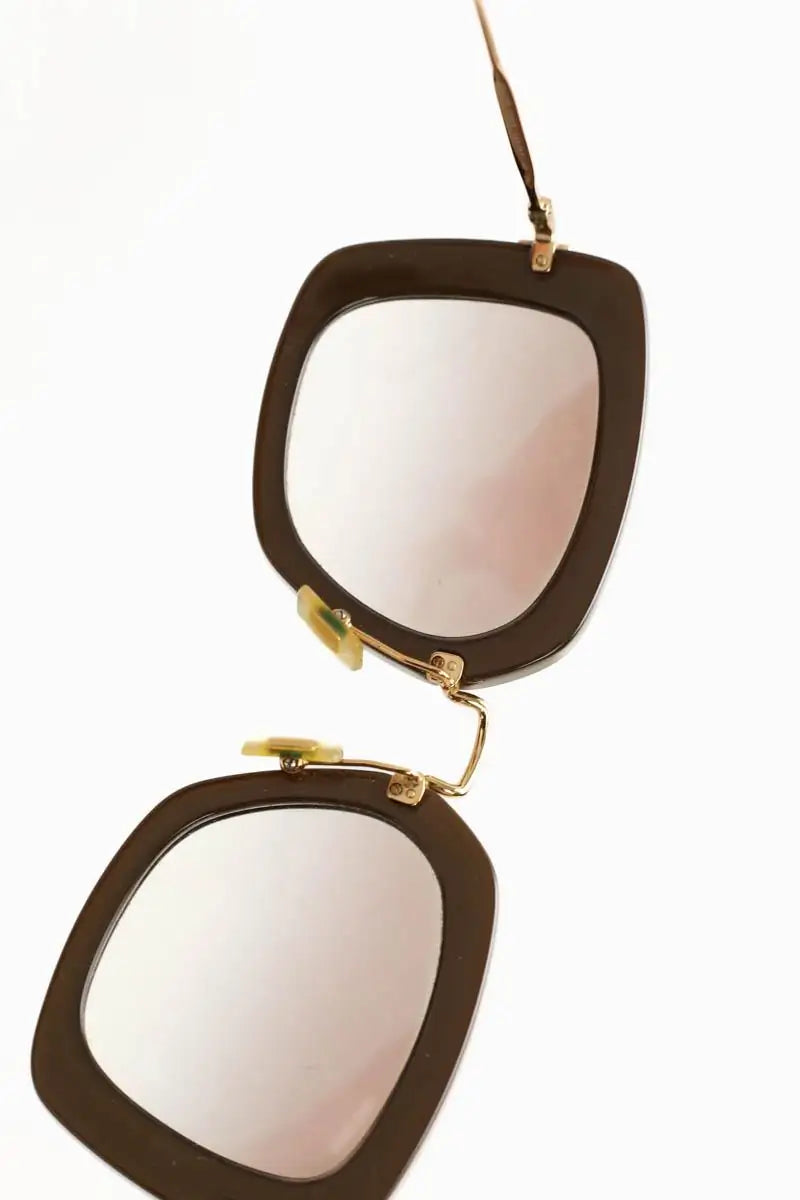 Lunettes de soleil Miu Miu Noir en Plastique