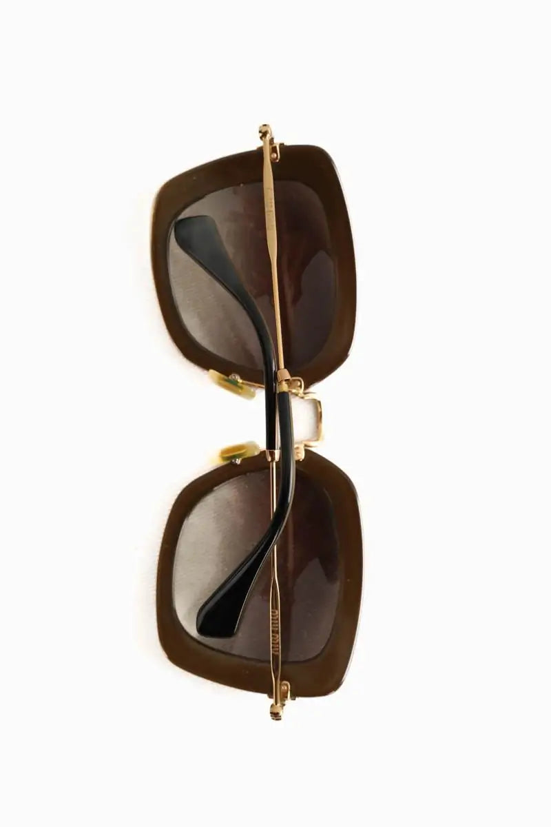 Lunettes de soleil Miu Miu Noir en Plastique