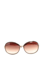 Lunettes de soleil Oliver Peoples Marron en Métal - Seconde Main