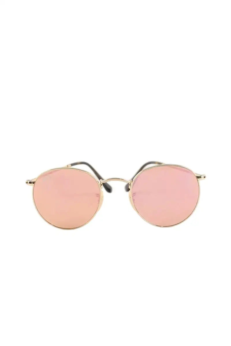 Lunettes de soleil Ray-Ban Doré en Métal - Seconde Main