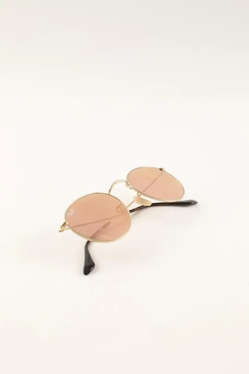 Lunettes de soleil Ray-Ban Doré en Métal
