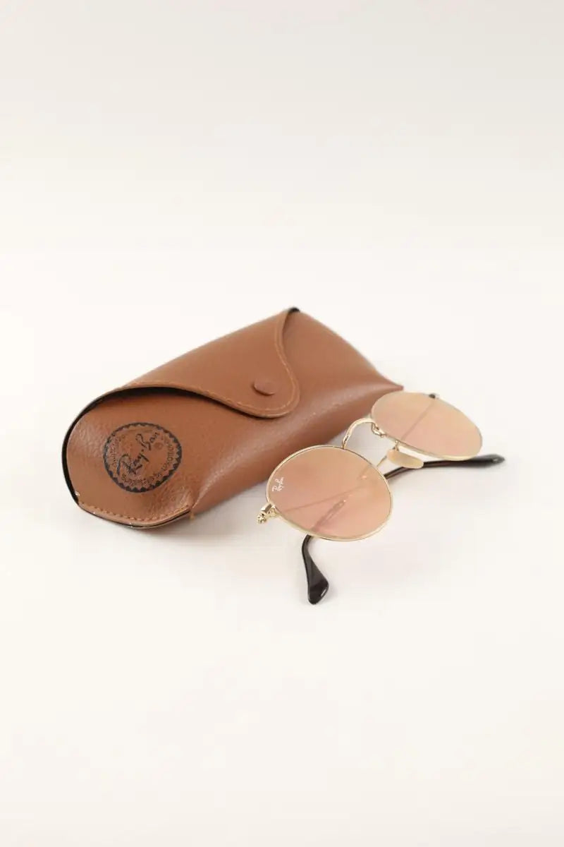 Lunettes de soleil Ray-Ban Doré en Métal