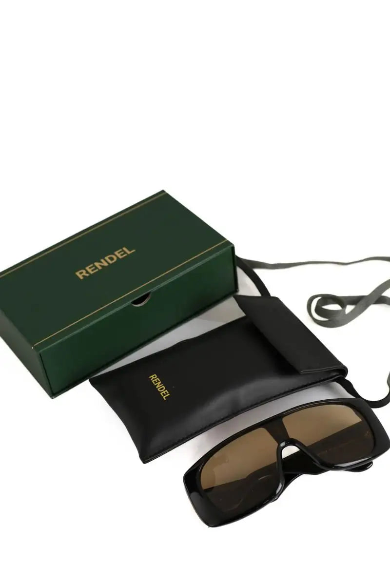 Lunettes de soleil Rendel Noir en Plastique