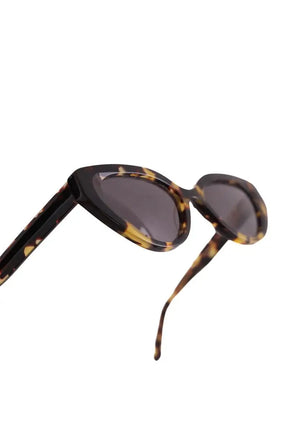 Lunettes de soleil Rouje Marron en Plastique
