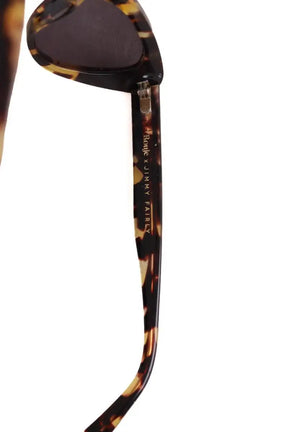 Lunettes de soleil Rouje Marron en Plastique