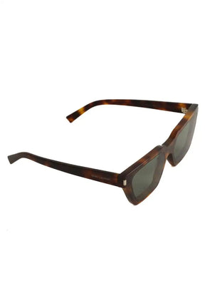 Lunettes de soleil Saint Laurent Marron en Plastique