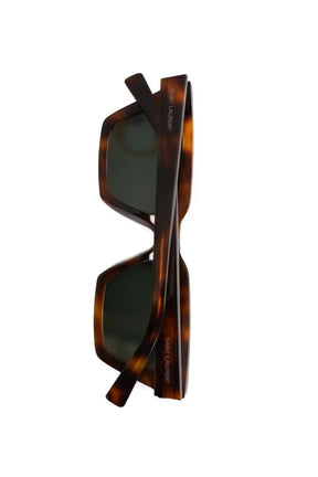 Lunettes de soleil Saint Laurent Marron en Plastique
