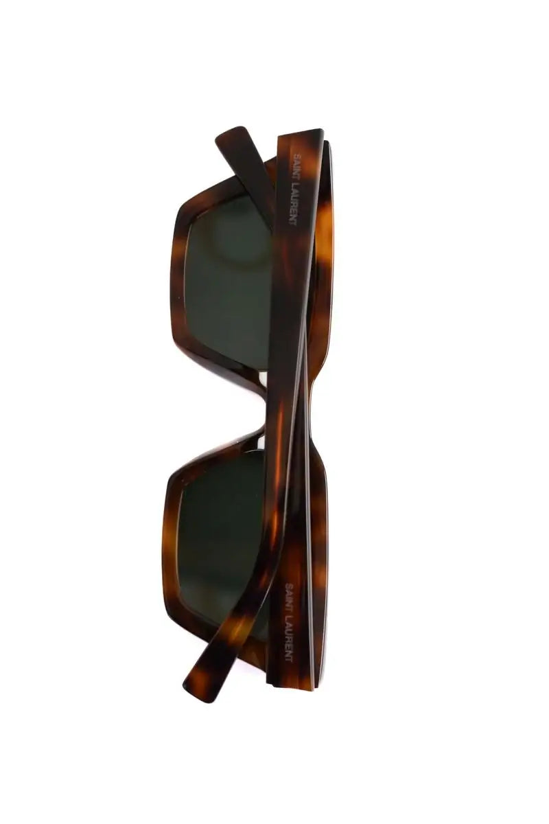 Lunettes de soleil Saint Laurent Marron en Plastique