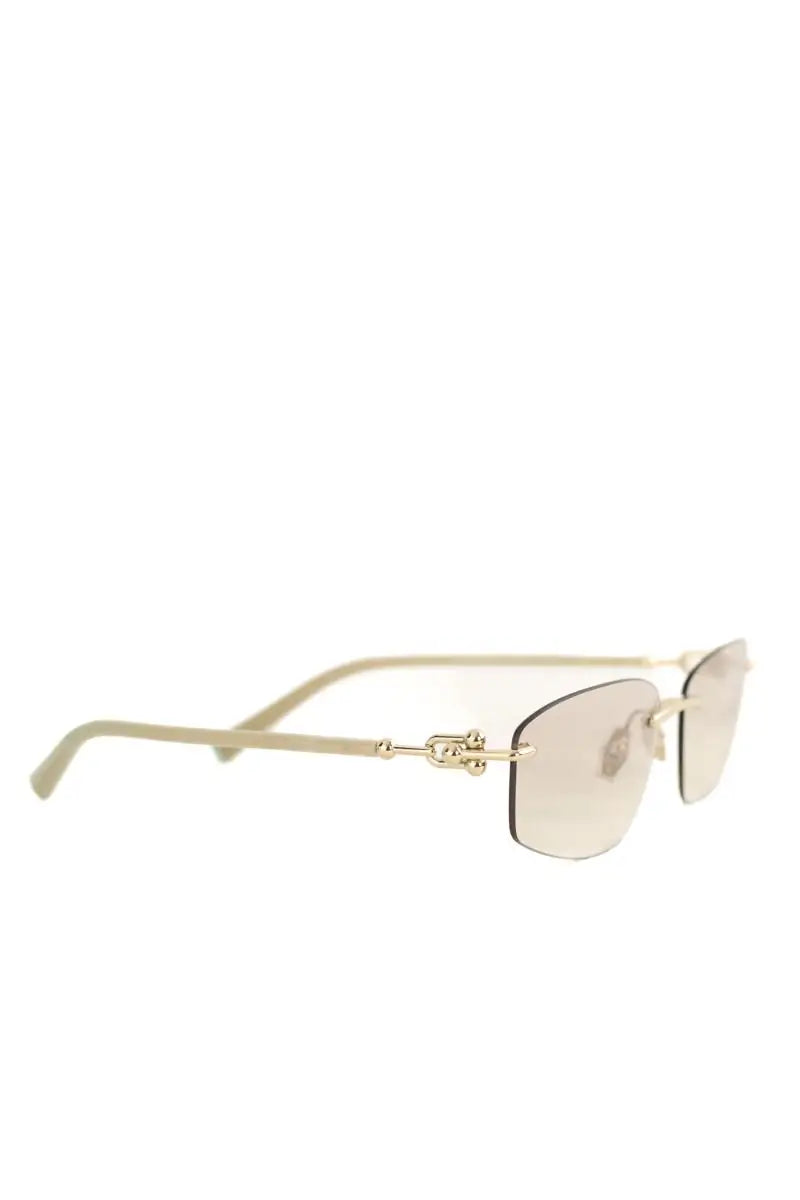 Lunettes de soleil Tiffany Marron en Plastique