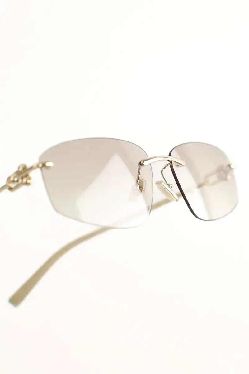 Lunettes de soleil Tiffany Marron en Plastique