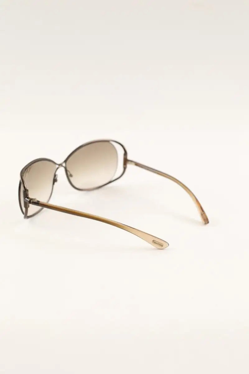 Lunettes de soleil Tom Ford Beige en Plastique