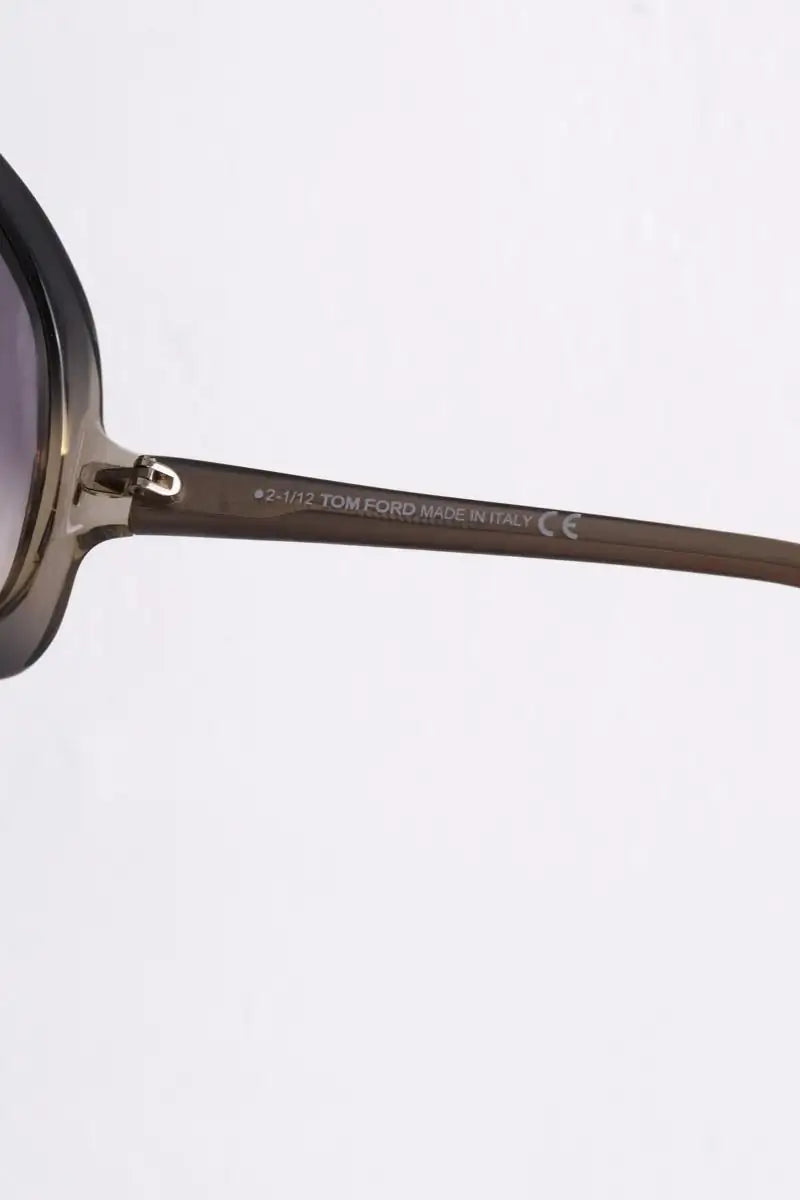 Lunettes de soleil Tom Ford Marron en Plastique