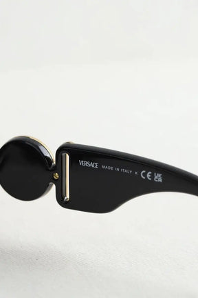 Lunettes de soleil Versace Noir en Plastique