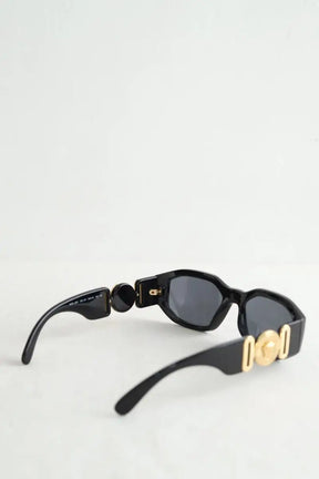 Lunettes de soleil Versace Noir en Plastique