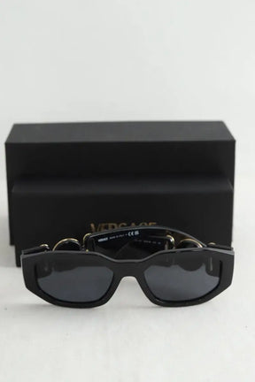 Lunettes de soleil Versace Noir en Plastique