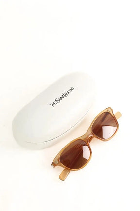 Lunettes de soleil Yves Saint Laurent 140 YSL 6001/S 4V6 Orange en Plastique
