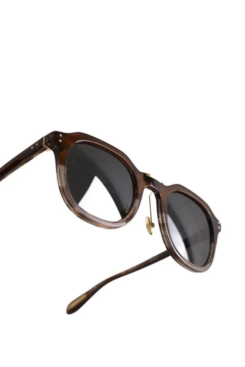 Lunettes rétro Linda Farrow Marron en Autres