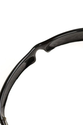 Lunettes rétro Versace Noir en Plastique