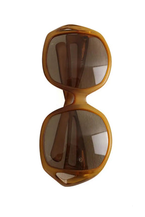 Lunettes surdimensionné Dior Marron en Plastique