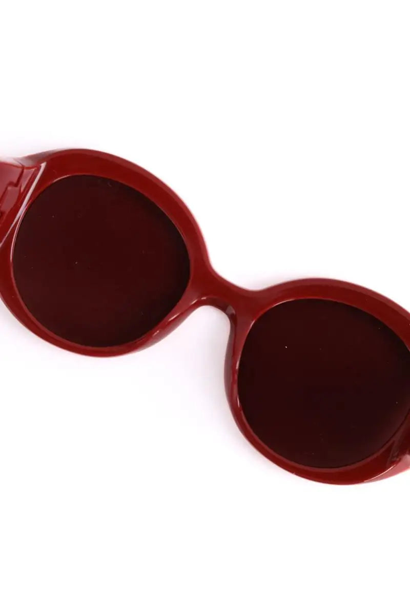 Lunettes surdimensionné Longchamp Rouge en Plastique